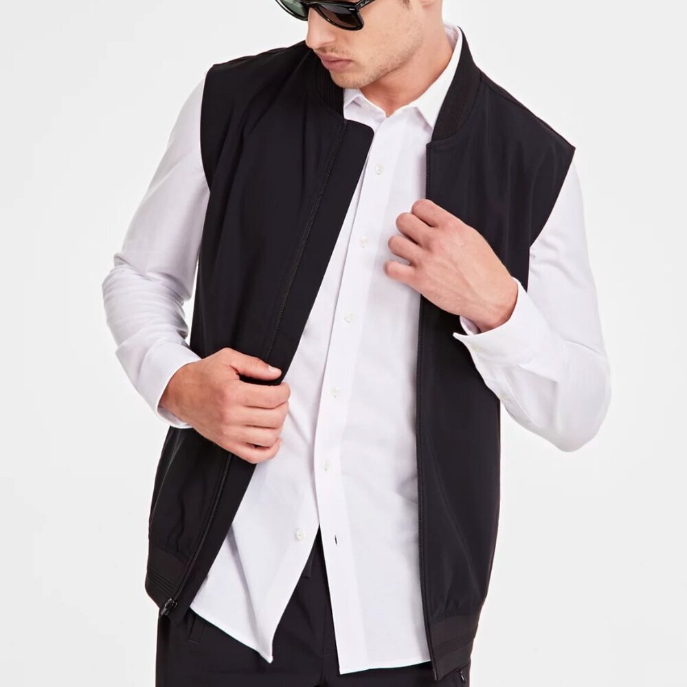 NEW Men's Alfani Zipper Vest Size XL - Picture 2 of 5